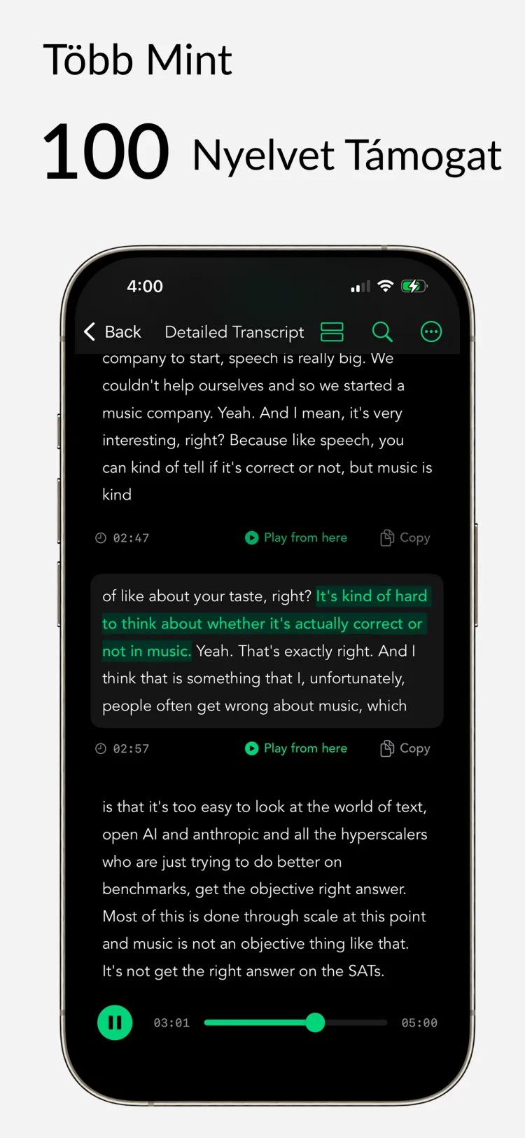 Többnyelvű Támogatás – Whisper Notes iPhone-ra