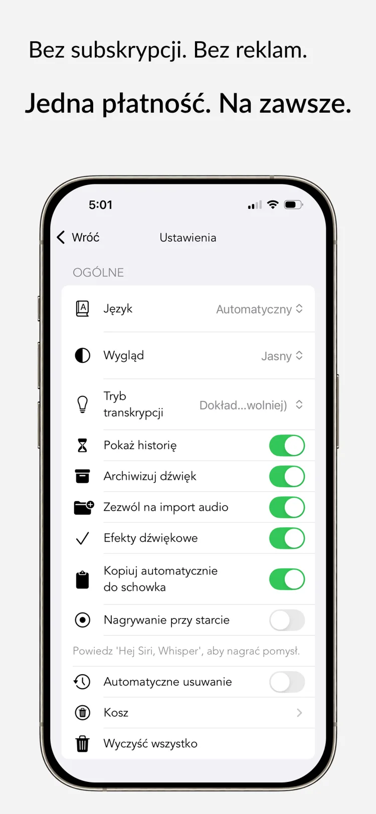 Kupisz raz, masz na zawsze – Whisper Notes na iPhone'a